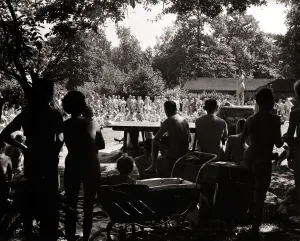 00007 Prints: Nudist Beauty Contest Print - August 1957