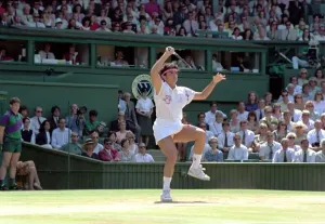 00010 Prints: Wimbledon Ladies Final Print: Steffi Graf v. Gabriela Sabatini, July 1991
