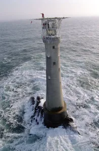 00012 Prints: Eddystone Lighthouse Print, Devon English Channel