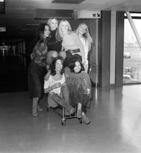 Pans People Print: Six Dancers Arrive at Heathrow