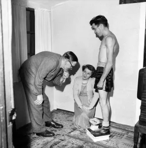 00014 Prints: Clifford Terry, a Birmingham flyweight boxer, in a 1952 print