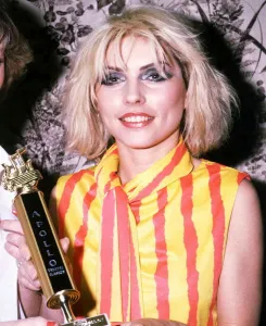 00015 Prints: Debbie Harry Print Holding Apollo Theatre Trophy