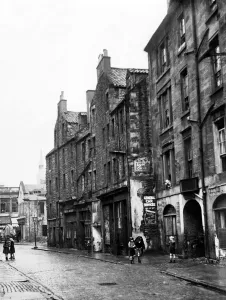 St Andrews Prints: Print of St Andrews Street in Leith, Edinburgh from June 1947