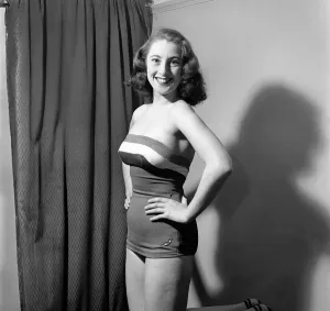 Woman In Swimsuit Prints: Caryll Young. December 1952 C6430