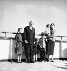 00019 Prints: Charlie Chaplin Print: Family Portrait, 1952