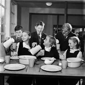 00019 Prints: Glantaf Secondary Modern School Print, Llandaff North, Cardiff 1952