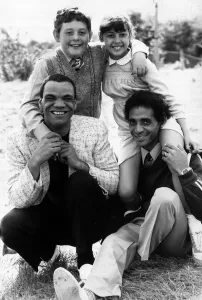 00019 Prints: Paul Barber Print, Reunited Family Photo, 1985