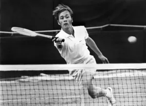 00023 Prints: Gerald Battrick Tennis Print, June 1969