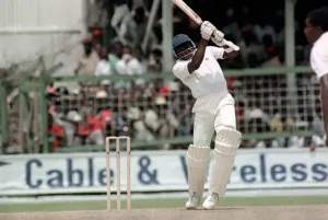 00024 Prints: Print of the 5th Test: West Indies v. England, April 1990