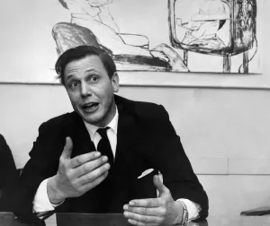 00024 Prints: David Attenborough at BBC2 Press Conference Print, March 1965