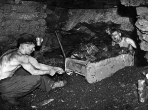 Coal Mines Underground Print, March 1946