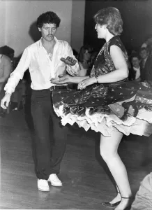 00026 Prints: Rock n Roll Dancing Print - Jiving Couple