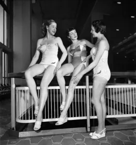 00026 Prints: Jantzen Spring Bathing Costumes Print, 1953