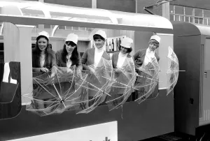 00027 Prints: British Rail contributes to the Lord Mayor's Show with a dining and sleeper car