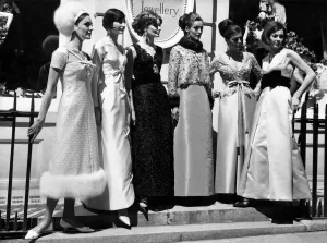 Fashion Print: 1960s Women in Long Gowns
