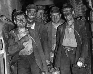 Miners at Creswell Colliery, Notts, exceeded output target in 1947