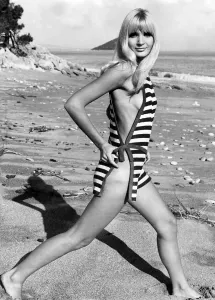 One piece swimsuit print from January 1968