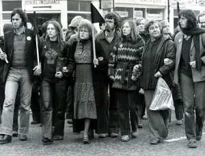 00035 Prints: Print of a Silent March in Respect of Blair Peach, 1979