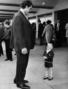 00037 Prints: Print of David Edwards meeting Jean Ferre
