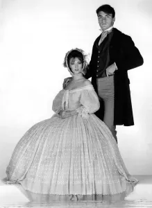 00038 Prints: Victorian Era Print: Man and Woman in Formal Attire