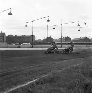 00038 Prints: Speedway Print at Liverpool World Championship, June 1960