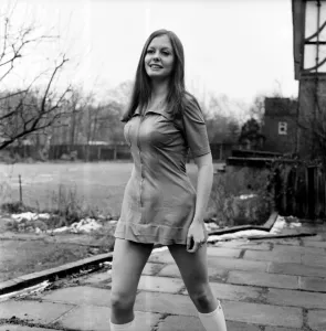 Print of The Two Michelle Sisters in a 1970 Television Image