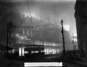 00041 Prints: Print of John Walsh Ltd. premises in High Street, Sheffield, 1940