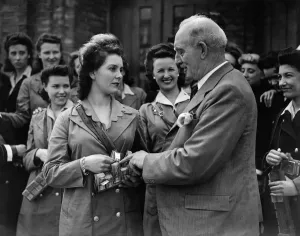 00043 Prints: World War II Women Print: Conductress Training
