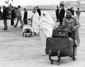 00045 Prints: Air Passengers Immigration Print April 1984