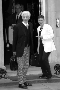 00046 Prints: Ian McKellen and Wife at 10 Downing Street Print, July 1997