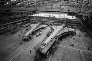 Concorde Production Line Print, March 1974