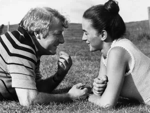 00052 Prints: Togetherness Print: Tommy Docherty and Mary Brown in Moorland Setting