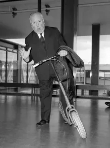 00055 Prints: Alfred Hitchcock Print - September 1969 Skating at Claridges