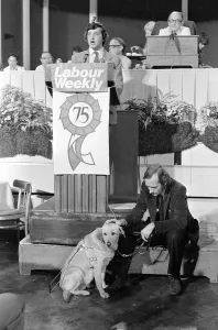 00061 Prints: David Blunkett at 1975 Labour Party Conference Print