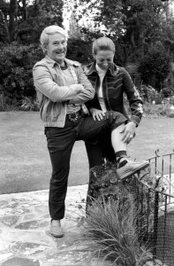 00063 Prints: Ernie Wise Showing Off His Legs Print, June 1980