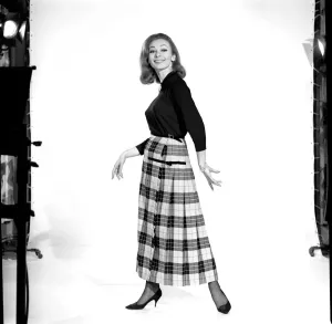 00063 Prints: Danny Rendell in Tartan Skirt Print, 1963