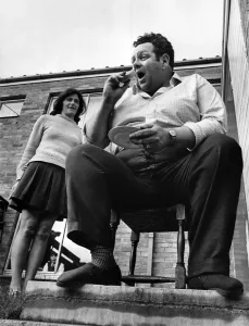 00064 Prints: Portly Peter and Wife Kate, May 1971 Print