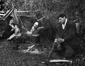 00064 Prints: Gypsies' Evening Meal, Ledbury Road Print, February 1944