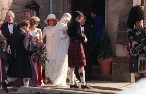 Kirsty Hume and Donovan Leitch Wedding Print 1997