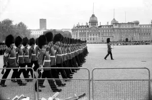 00068 Prints: Rehearsal of the Trooping of the Colour Print May 1975