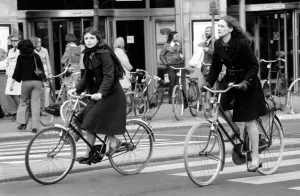 00069 Prints: Amsterdam Bicycle Scene Print, May 1975