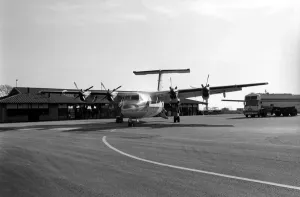00070 Prints: Brymon Dash 7 Print at London City Airport, February 1987