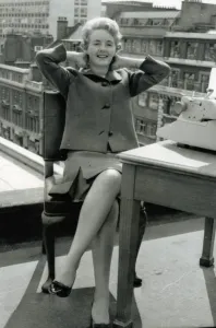 00070 Prints: Gwen Weightman, Britain's Top Secretary Print 1967