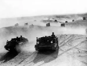00073 Prints: North African Desert Scene Print - March 1942