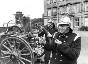 00073 Prints: Victorian Firefighters Print - Seaton Hall RNLI Garden Fair