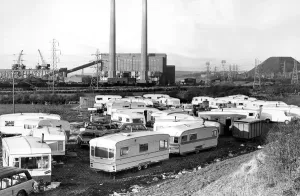 00073 Prints: Gypsies at Lemington, Newcastle Print (00073)