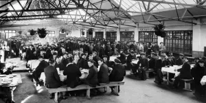 00073 Prints: Interior of Workmen's Canteen Print, 1st February 1930