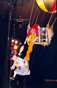 00074 Prints: Print of Clowns at the Russian State Circus