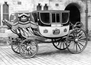 00074 Prints: Vintage Coach Print - 1825 Coronation Edition