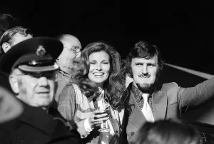 00074 Prints: Jimmy Hill and Raquel Welch Print (00074)